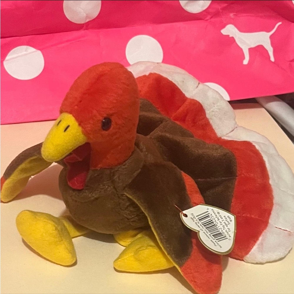 Ty Beanie Babies Gobbles The Turkey 1996